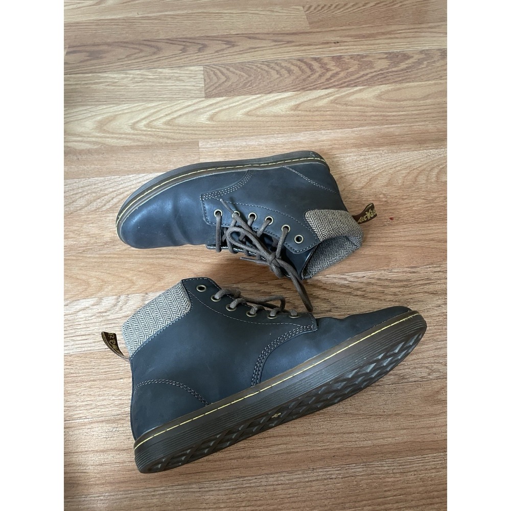 Dr. Doc Martens Maelly Boots Size 8 US Padded Ankle Brown Herringbone Airwair